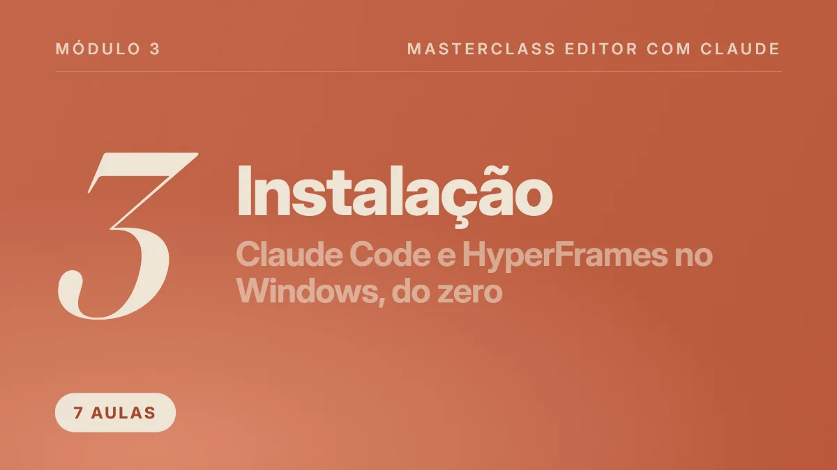 Capa do módulo 3, Instalação